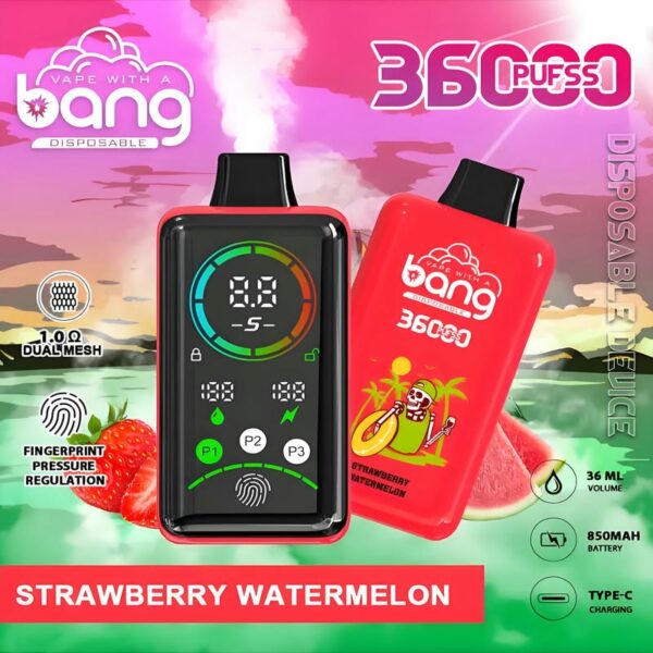 Bang 36000 – 36K Puffs Disposable Vape with Fingerprint Unlock & Power Control
