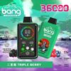 Bang 36000 – 36K Puffs Disposable Vape with Fingerprint Unlock & Power Control