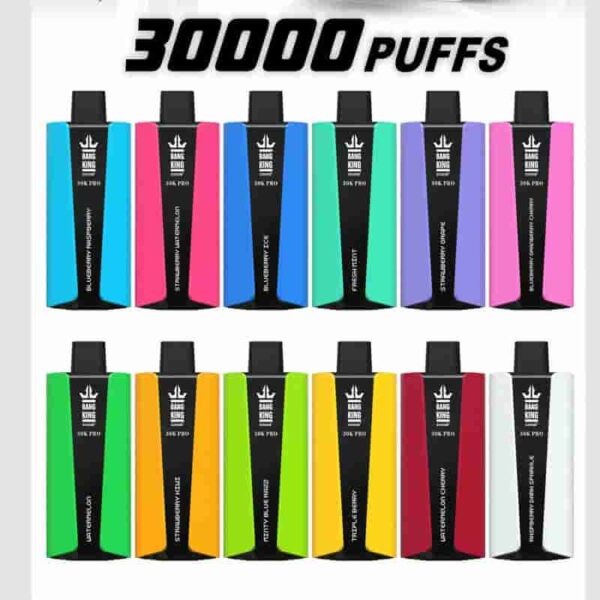 Bang King 30000 Pro Disposable Vape – 30,000 Puffs | Next-Gen Vaping Power