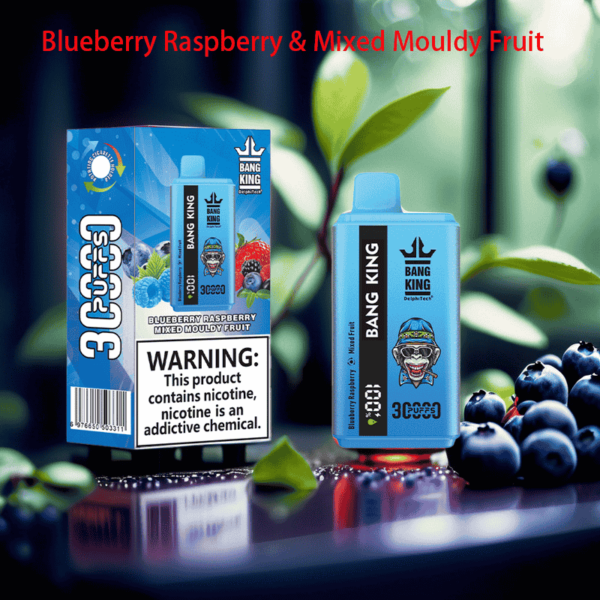 Bang King 30000 Puffs Disposable Vape – Dual Flavor, LCD Display, 0–5% Nicotine