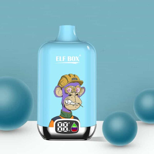 ELF BOX Digital Disposable Vape – 12000 Puffs | LED Display | 0%–5% Nicotine Options