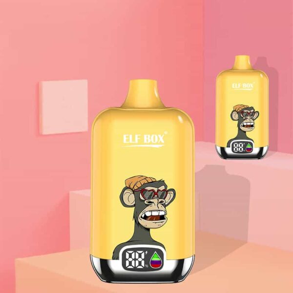 ELF BOX Digital Disposable Vape – 12000 Puffs | LED Display | 0%–5% Nicotine Options