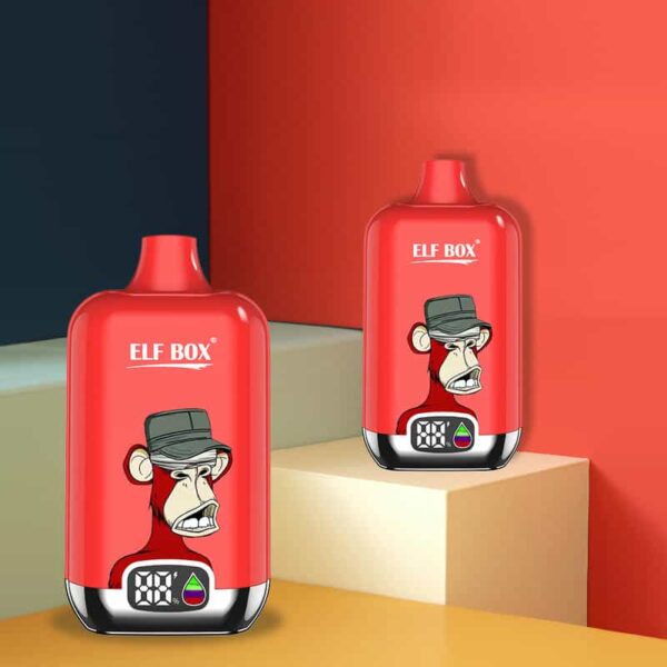 ELF BOX Digital Disposable Vape – 12000 Puffs | LED Display | 0%–5% Nicotine Options