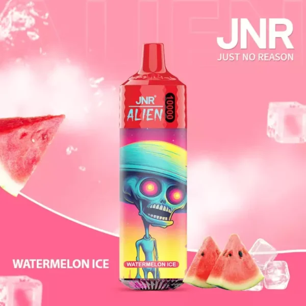 JNR Alien 10000 – 10,000 Puff Rechargeable Vape with RGB Lights & Adjustable Airflow