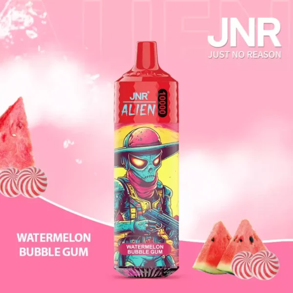 JNR Alien 10000 – 10,000 Puff Rechargeable Vape with RGB Lights & Adjustable Airflow