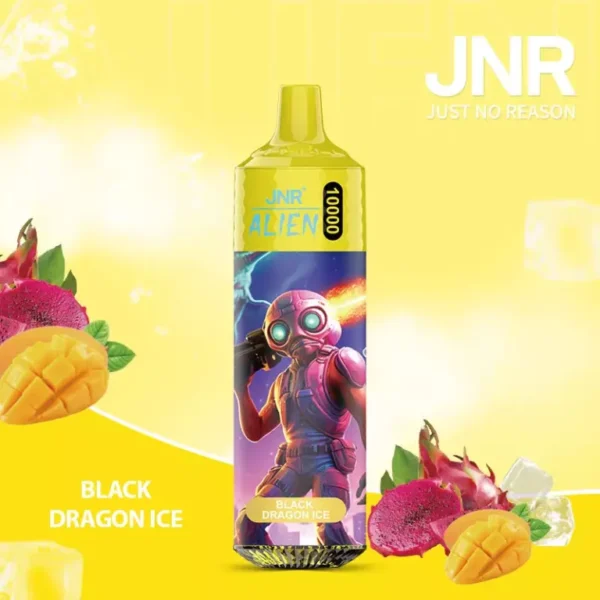 JNR Alien 10000 – 10,000 Puff Rechargeable Vape with RGB Lights & Adjustable Airflow