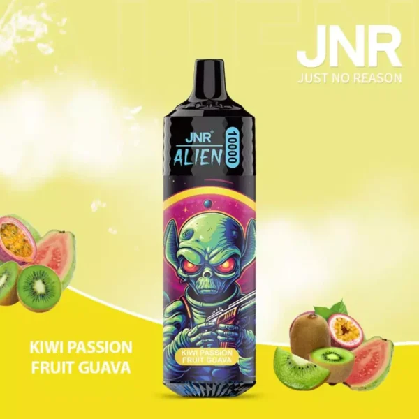 JNR Alien 10000 – 10,000 Puff Rechargeable Vape with RGB Lights & Adjustable Airflow
