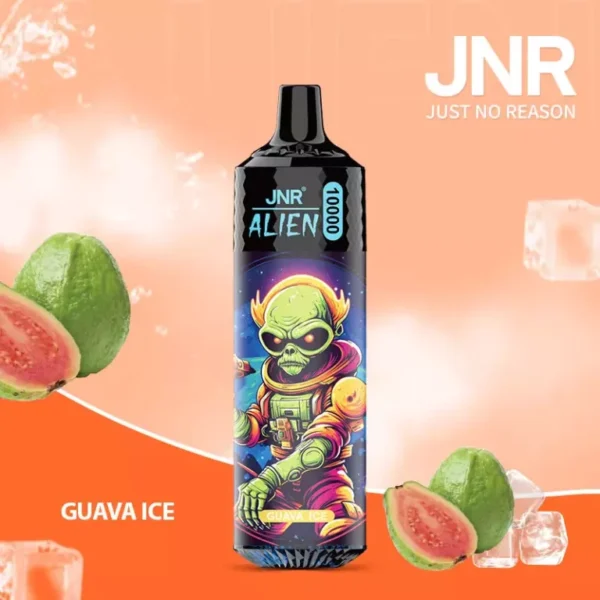 JNR Alien 10000 – 10,000 Puff Rechargeable Vape with RGB Lights & Adjustable Airflow