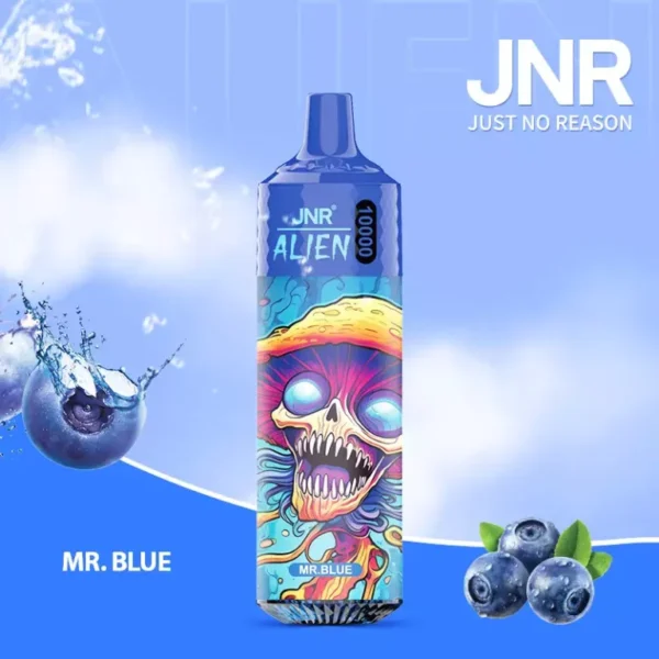 JNR Alien 10000 – 10,000 Puff Rechargeable Vape with RGB Lights & Adjustable Airflow