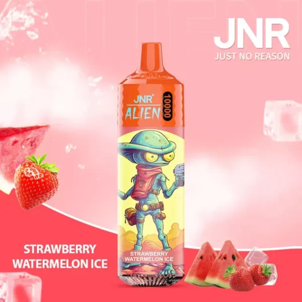 JNR Alien 10000 – 10,000 Puff Rechargeable Vape with RGB Lights & Adjustable Airflow