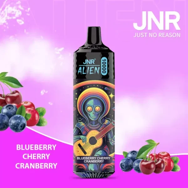 JNR Alien 10000 – 10,000 Puff Rechargeable Vape with RGB Lights & Adjustable Airflow
