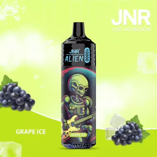 JNR Alien 10000 – 10,000 Puff Rechargeable Vape with RGB Lights & Adjustable Airflow