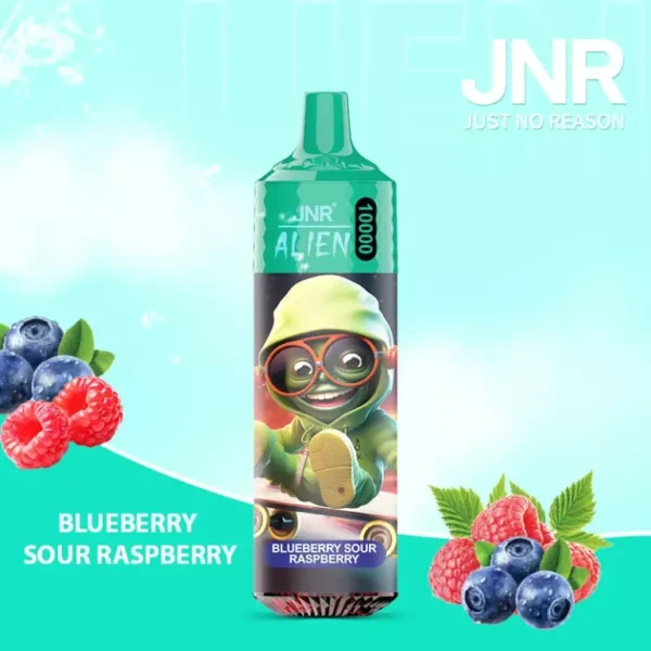 JNR Alien 10000 – 10,000 Puff Rechargeable Vape with RGB Lights & Adjustable Airflow