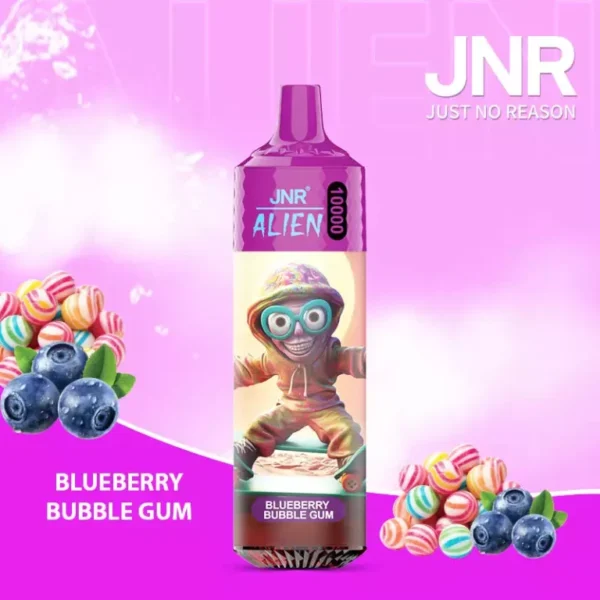 JNR Alien 10000 – 10,000 Puff Rechargeable Vape with RGB Lights & Adjustable Airflow