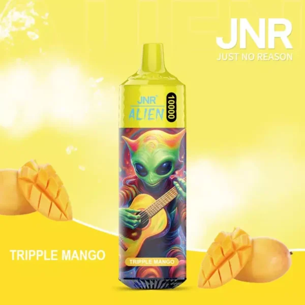 JNR Alien 10000 – 10,000 Puff Rechargeable Vape with RGB Lights & Adjustable Airflow