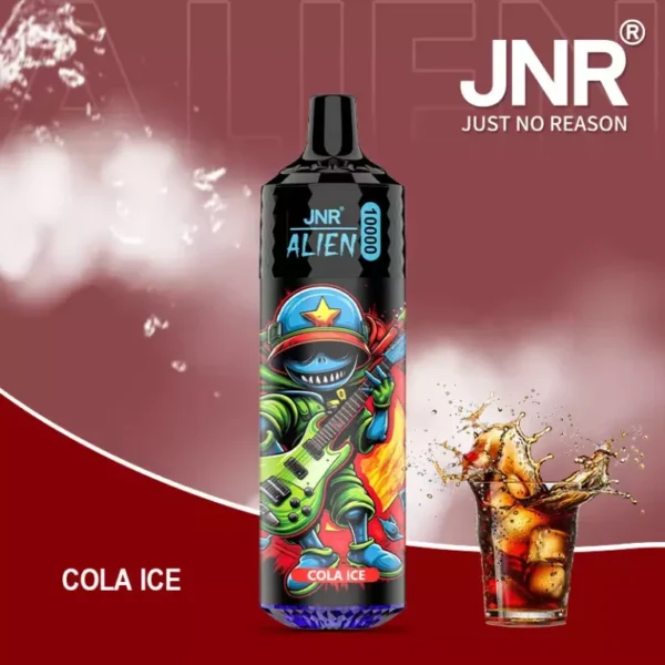 JNR Alien 10000 – 10,000 Puff Rechargeable Vape with RGB Lights & Adjustable Airflow