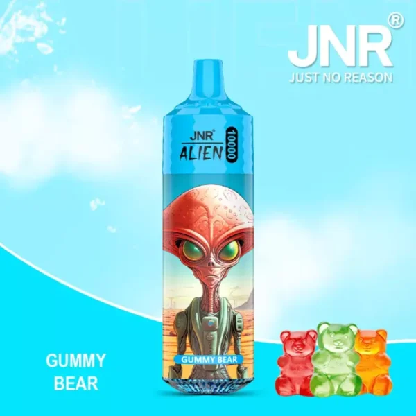 JNR Alien 10000 – 10,000 Puff Rechargeable Vape with RGB Lights & Adjustable Airflow