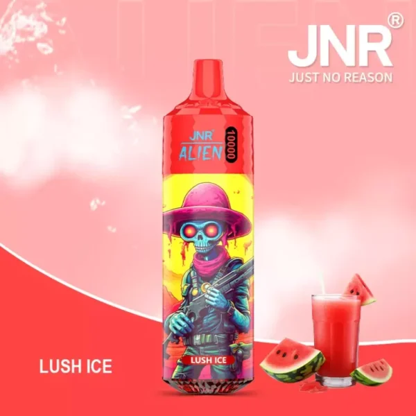 JNR Alien 10000 – 10,000 Puff Rechargeable Vape with RGB Lights & Adjustable Airflow