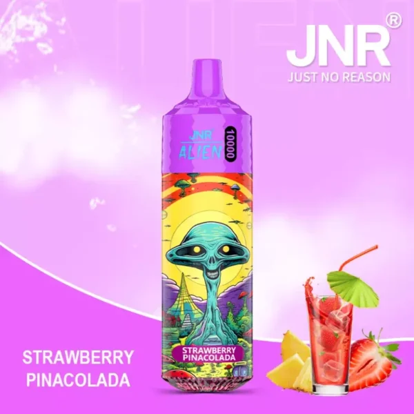 JNR Alien 10000 – 10,000 Puff Rechargeable Vape with RGB Lights & Adjustable Airflow