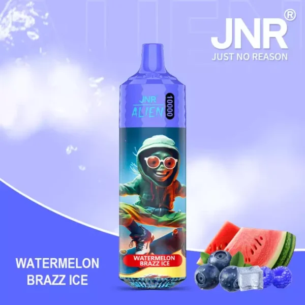 JNR Alien 10000 – 10,000 Puff Rechargeable Vape with RGB Lights & Adjustable Airflow