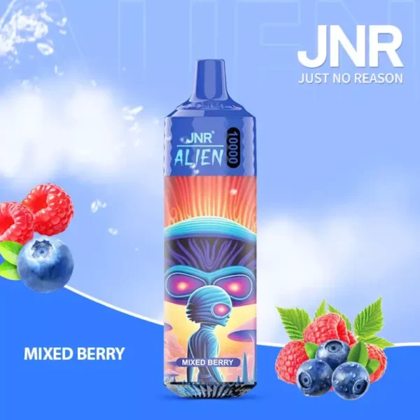 JNR Alien 10000 – 10,000 Puff Rechargeable Vape with RGB Lights & Adjustable Airflow