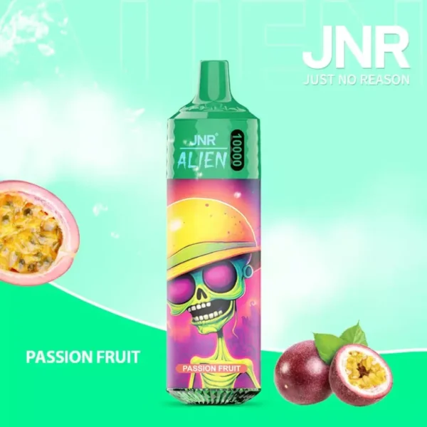 JNR Alien 10000 – 10,000 Puff Rechargeable Vape with RGB Lights & Adjustable Airflow