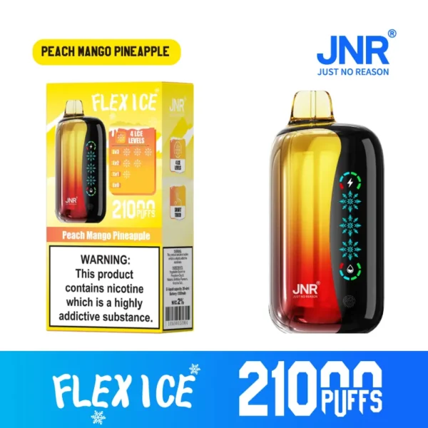 JNR Flex Ice 21000 Puffs Touch Screen Smart Disposable Vape | 26mL, 1000mAh, Adjustable Ice & Airflow