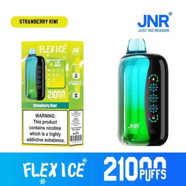 JNR Flex Ice 21000 Puffs Touch Screen Smart Disposable Vape | 26mL, 1000mAh, Adjustable Ice & Airflow