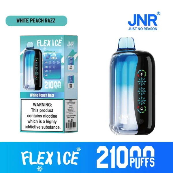 JNR Flex Ice 21000 Puffs Touch Screen Smart Disposable Vape | 26mL, 1000mAh, Adjustable Ice & Airflow