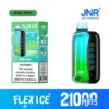 JNR Flex Ice 21000 Puffs Touch Screen Smart Disposable Vape | 26mL, 1000mAh, Adjustable Ice & Airflow