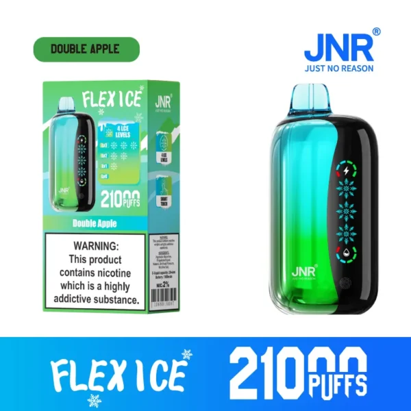 JNR Flex Ice 21000 Puffs Touch Screen Smart Disposable Vape | 26mL, 1000mAh, Adjustable Ice & Airflow