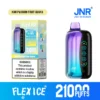 JNR Flex Ice 21000 Puffs Touch Screen Smart Disposable Vape | 26mL, 1000mAh, Adjustable Ice & Airflow