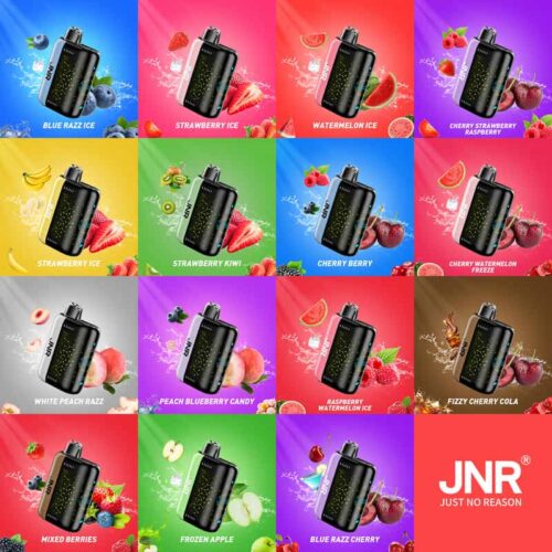 JNR Plus X 26K Puffs Disposable Vape with LED Display – High Capacity & Style