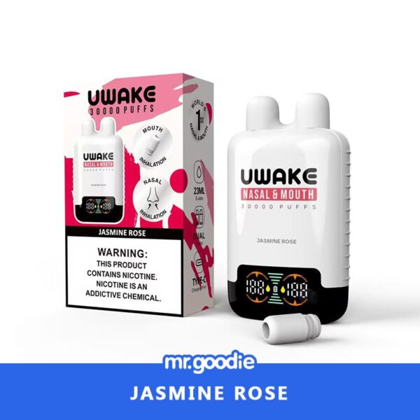 Mr.Goodie Uwake 30000 Puffs Disposable Vape – Dual Inhalation (Nasal & Mouth) with LED Display