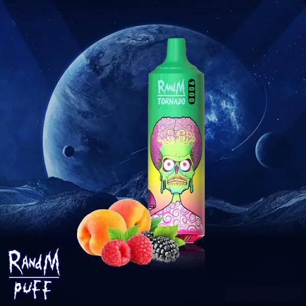 RandM Tornado Pro 9000 Puffs – LED Display Disposable Vape by Fumot