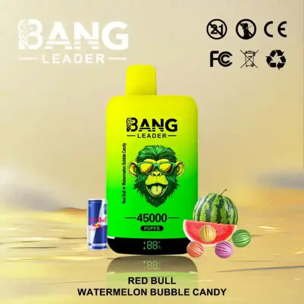 Bang Leader 45K Puffs – Dual Flavor 2-in-1 Disposable Vape with LED Screen | Up to 45,000 Hits