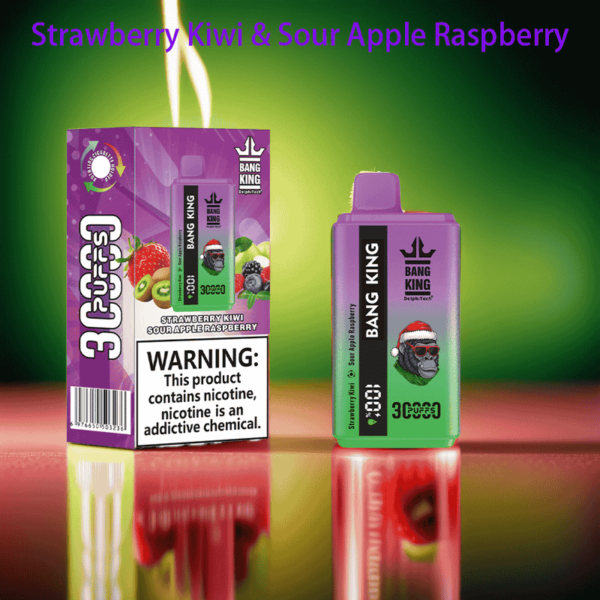 Bang King 30000 Puffs Disposable Vape – Dual Flavor, LCD Display, 0–5% Nicotine