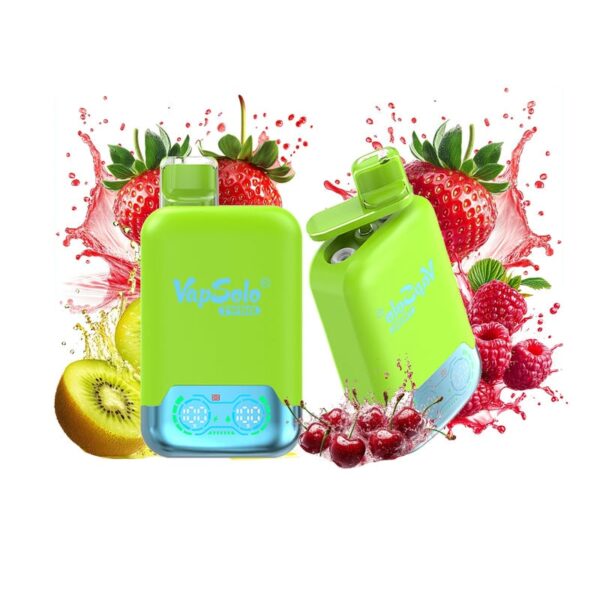 VapSolo Twins 20000 Puffs Disposable Vape – Dual Flavor, 25mL E-liquid, Rechargeable Battery, Mesh Coil, Adjustable Airflow