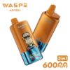 WASPE Mega Vape 60000 Puffs – LED Display, Tri-Flavor, Rechargeable Convenience