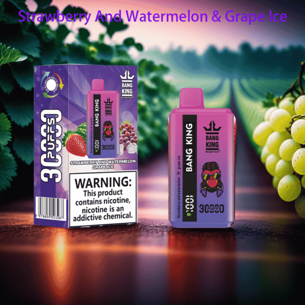 Bang King 30000 Puffs Disposable Vape – Dual Flavor, LCD Display, 0–5% Nicotine