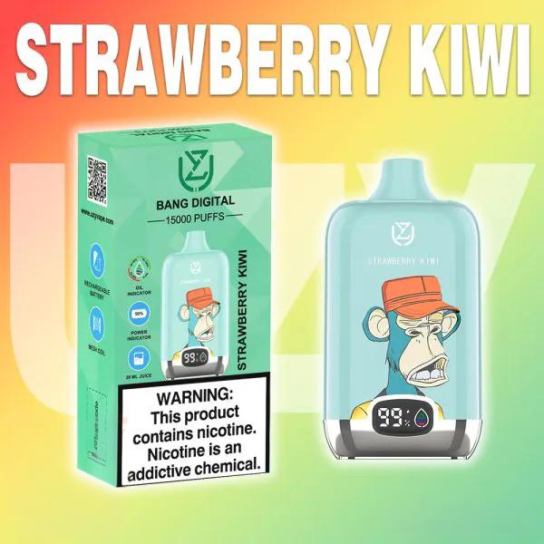 UZY Bang Digital 15000 Puffs Disposable Vape – LED Display | 0%-5% Nicotine Options