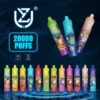 UZY Tornado 20K Puffs – High-Capacity Disposable Vape with LED Display