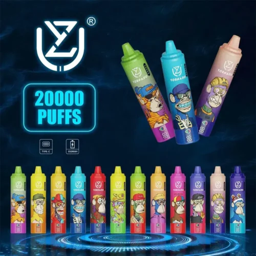 UZY Tornado 20K Puffs – High-Capacity Disposable Vape with LED Display