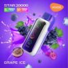 Vozol Star 20K – 20,000 Puffs Disposable Vape | Dual Mesh Coil | Eco & Power Modes | Mirror Display | Type-C Rechargeable