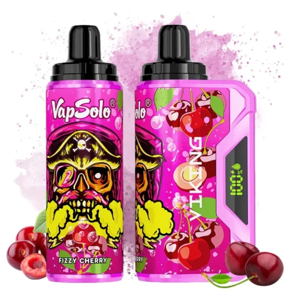 VapSolo Viking 12000 – 12,000 Puff Disposable Vape with LCD, 22mL E-liquid & Mesh Coil