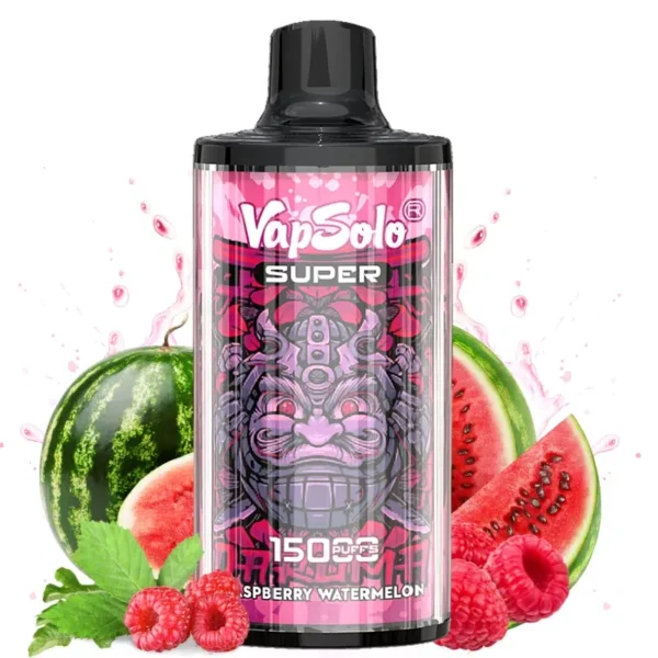 VapSolo Super 15000 Disposable Vape – 15,000 Puffs, 25mL E-liquid, Mesh Coil, Type-C Rechargeable, Adjustable Airflow