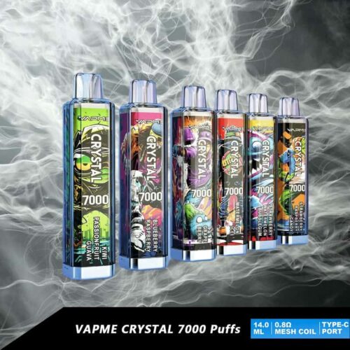 VAPME Crystal 7000 Puffs Disposable Vape – Original Edition | Long-Lasting & Premium Flavor