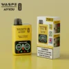 WASPE 25000 Puffs Disposable Vape – Dual Mesh Coil, LCD Display, Type-C Rechargeable
