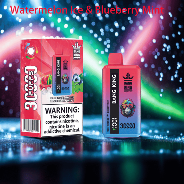 Bang King 30000 Puffs Disposable Vape – Dual Flavor, LCD Display, 0–5% Nicotine