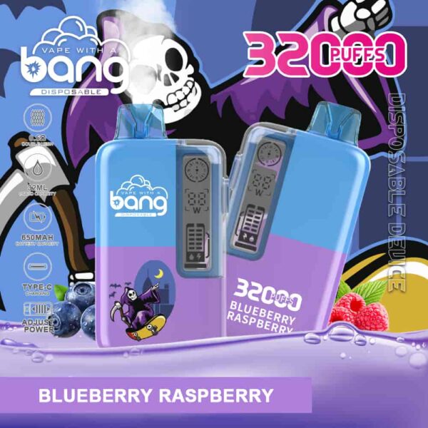 Bang 32000 – Rich Flavor, Big Clouds, 32K Puff Vape with Oil & Power Display